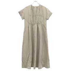 PLAIN PEOPLE プレインピープル コットンラミードレスワンピース A1531FA 382 グレー 3