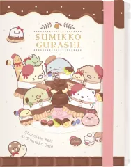 【中古】クリアファイル A柄 喫茶すみっコでチョコレートフェアテーマ ハードカバーバンド付クリアホルダー(6+1ポケット) 「すみっコぐらし」