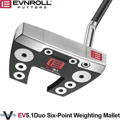 EVNROLL イーブンロール EV5.1 DUO シックスポイントウェイティングマレットパター（EV5.1 Duo Six-Point Weighting Mallet PUTTER）日本正規モデル