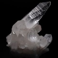 [N2 stone Natural] 天然鉱物 水晶クラスター (クォーツ/quartz crystal cluster) - アメリカ合衆国 アーカンソー州 - 標本 | (34 | "一点物" 原石: 約51g, 61x40x34mm)