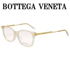 ボッテガヴェネタ BOTTEGA VENETA BV1074OA 003 メガネ 眼鏡 アジアンフィット アイウェア フレーム メンズ レディース クリアベージュ ゴールド