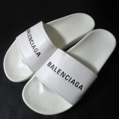 【新品未使用】BALENCIAGA BBロゴ ウェッジスライドサンダル 新品未使用】BALENCIAGA BBロゴ ウェッジスライドサンダル