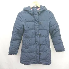 ◇ ⊇ TOMMY HILFIGER トミー ヒルフィガー シンプル系 長袖 キルティングジャケット サイズ152 ネイビー系 レディース E  【1507280015698】