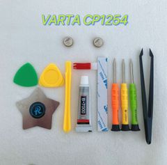 【新品】SONY ソニー イヤホン 交換用充電式バッテリー VARTA CP1254 A3 3.7V 0.2Wh 2個 工具キット付き