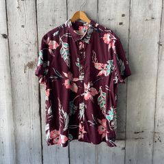 古着 AMERICAN EAGLE アメリカンイーグル アロハシャツ 総柄シャツ アメカジメンズ レディース ヴィンテージ商品番号033