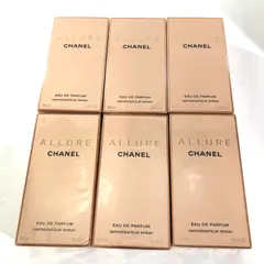 CHANEL シャネル ALLURE アリュール EAU DE PARFUM オードパルファン 100ml 未開封 6本セット まとめ売り レディース 香水【PE-44】