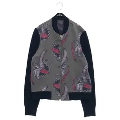 Paul Smith (ポールスミス) 15SS バナナプリントブルゾン ジャケット グレー×ネイビーのサムネイル