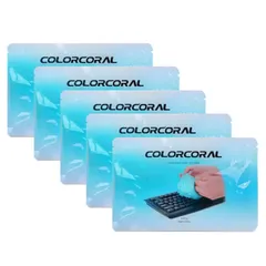 COLORCORAL キーボード 掃除 スライム ジェルクリーナー （70g×5袋 ブルー） 隙間のゴミとホコリ取り PC 車内清掃 部屋の隅など簡単お掃除 粘着クリーナー 繰り返し使える 柔らかい