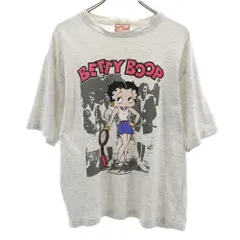 ベティーブープー 半袖 Tシャツ グレー系 BettyBoop メンズ 古着 【240324】 メール便可