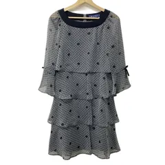 エムズグレイシー ワンピース　サイズ38 エムズグレイシー 311311 ワンピース 38 ネイビー デニムデニムライク