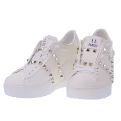 ヴァレンティノ　厚底スニーカー/オープンディスコカーフスキンウェッジスニーカー ヴァレンティノ厚底スニーカー/オープンディスコカーフスキン