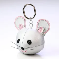 スワロフスキー キーリング キーホルダー レディース バッグチャーム Icons ネズミ 子年 5650129