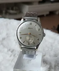 ゼニスビンテージ希少cal.106 ゴールド手巻きメンズ腕時計稼働品