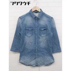 ◇　◎ NICOLE CLUB FOR MEN ニコルクラブフォーメン 長袖 シャツ サイズ46 ネイビー　 メンズ 【中古】 【1106030005585】