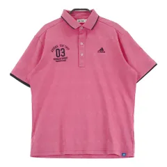 サイズ：M ADIDAS GOLF アディダスゴルフ  半袖ポロシャツ  ピンク系 [240101465941] ゴルフウェア メンズ ストスト