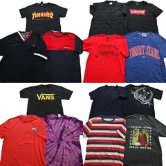 古着卸 まとめ売り ブランドMIX 半袖Tシャツ 14枚セット (メンズ S /M ) ノーティカ リーバイス トミーヒルフィガー 中古 古着 NC0616