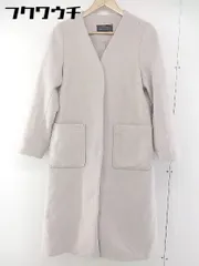 ◇ ◎ PAGEBOY ALICIA 長袖 ノーカラー コート サイズ F グレー レディース  【1106150016171】