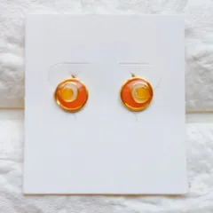 No.391　レジン　パステルカラー暖色系　ピアス　イヤリング