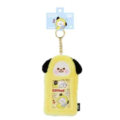 ソロモン商事 BT21 FKB_フォトカードキーホルダー ver.2 ふわふわ もこもこ(CHIMMY) PHOTOCARD HOLDER BT21-FKB-CM