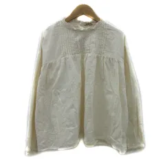 サマンサモスモス SM2 カットソー 長袖 ラウンドネック レース オーバーサイズ F アイボリー /YS14 ■MO