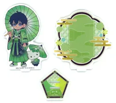 【中古】アクリルスタンド・アクリルパネル 潔世一×ハローキティ 背景付きアクリルスタンド 「ブルーロック×サンリオキャラクターズ POP UP SHOP」