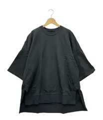 UJOHウジョー 半袖カットソー3 黒 美品ATON好きの方に UJOH（ウジョー）の「UJOH(ウジョー) 別注Curve Hem Half Sleeve