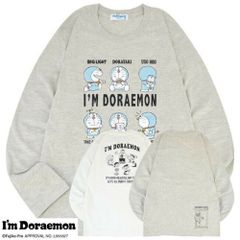 アイム ドラえもん Tシャツ 長袖 ロンT I’m Doraemon プリント メンズ レディース dr1243-38-B