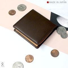 【育てるコインケース、あります】日本製・高品質のBOX型コインケース／姫路で鞣された本革のコインケース。職人の技術が見事な逸品！コンパクトでありながら容量もあり、使い勝手も抜群！エイジングをぜひお楽しみください。ギフトにも喜ばれています♪