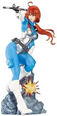 【中古】(非常に良い)G.I. JOE美少女 G.I.JOE スカーレット スカイブルー 限定版 1/7スケール PVC製塗装済み完成品 フィギュア