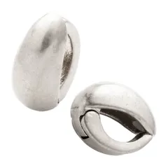 【A：ヴィンテージシルバー×イヤリング】[Cream dot. クリームドット公式] カフイヤリング レディース カフ 金属アレルギー ニッケルフリー 両耳用  2way イヤーカフ イヤカフ バネ式 ヴィンテージ調 マット アーモンド型 大人 