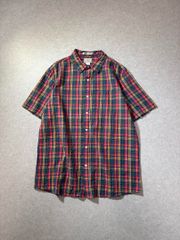 00s~ L.L.Bean seersucker shirt