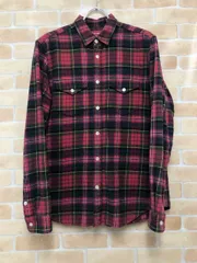 【中古】 Supreme シュプリーム Flannel Plaid shirt レッド×グリーン M 111421826のサムネイル