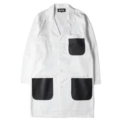 BLACK COMME des GARCONS ブラック コムデギャルソン コート サイズ:M 22SS リビルド EVA樹脂ポケット コットン ツイル エンジニアコート 1I-C004 再構築 リメイク ホワイト 白 アウター ジャケット 上着【メンズ】のサムネイル