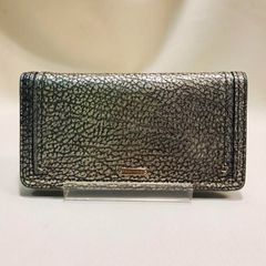 （2054）セリーヌ　折財布　シルバー　YVH02