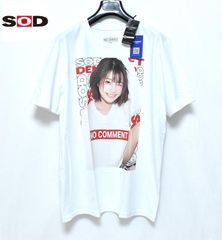 新品 NO COMMENT PARIS × SOD 唯井まひろ フォトTシャツ【M】【L】 NC-TU SOD-04 ホワイト ノーコメントパリ コラボ