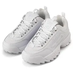 USS23029101 DISRUPTOR II(ディスラプター2) WHITE/WHITE/WHITE 【FILA フィラ メンズ レディース ユニセックス スニーカー 厚底】