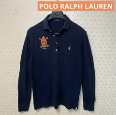 ♻️ポロラルフローレン♻️メンズ⭕️長袖ポロシャツ♻️Mサイズ　ブラック