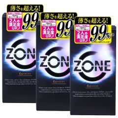 コンドーム ZONE ゾーン (6個入)×３個セット