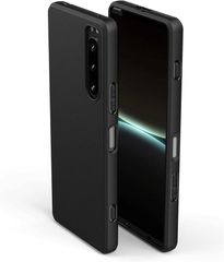 JACRON SONY Xperia 5 IV PDX-224 케이스 블랙용 보호 케이스 TPU 상처 방지 경량 유연한 박형 내충격 휴대 편리 전면 보호 SO-54C | SOG09 스마트폰 매트 블랙(OQW-HY-348)