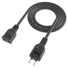 新品 電源延長コード 電源タップ 1個口 すっきり配線 15A 1500W 0.1m～10mまで選べる 耐寒 耐熱 トラッキング 火災予防絶縁キャップ 延長ケーブル 延長コード ACアダプタ用 スイングプラグ ソフト 延長 電源増設 RoHS指令対応 省スペー