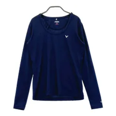 サイズ：M CALLAWAY キャロウェイ  長袖インナーTシャツ  ネイビー系 [240101503245] ゴルフウェア レディース ストスト