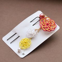 花火結びのかんざし