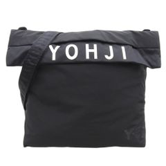 美品 ヨウジヤマモト 現行販売商品 Y-3 TOTE 2way ショルダー トートバッグ 黒 メンズ ロゴ