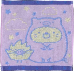 【中古】タオル・手ぬぐい ねこ＆ざっそう/ジャガード ハンドタオル 「一番くじ すみっコぐらし ～ナイトアニマルパークへようこそ～」 F賞