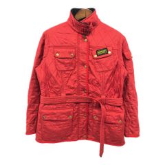 Barbour バブアー INTERNATIONAL インターナショナル キルティングジャケット レッド (レディース 12) 中古 古着 R0185