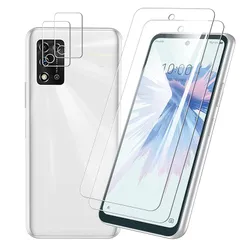 【2+2枚セット】ZTE Libero 5G II A103ZT 用の フィルム+ Libero 5G II 用の レンズフィルム 表面硬度 9H【日本旭硝子素材採用】3D Touch対応 Libero 5G 2 用のガラスフィルム 耐衝撃 A103ZT 用の