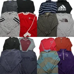 古着卸 まとめ売り ブランドMIX 長袖Tシャツ 16枚セット (メンズ L ) エルエルビーン アンダーアーマー アメリカンイーグル  MX3384