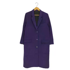 アニエスベー agnes b. PARIS フランス製 カシミヤアンゴラブレンド ウール チェスターコート レディース  1のサムネイル