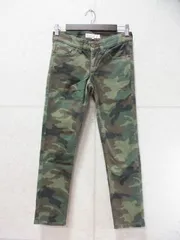 BEAUTY&YOUTH UNITED ARROWS ビューティーアンドユースユナイテッドアローズ スキニーパンツ 迷彩柄 グリーン系 Sサイズ 1614-219-3373