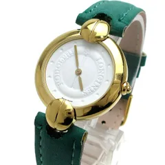 ロンジン ロドルフ レディース 緑 白文字盤 L61062 LONGINES RODOLPHE 婦人 クォーツ 希少 レア